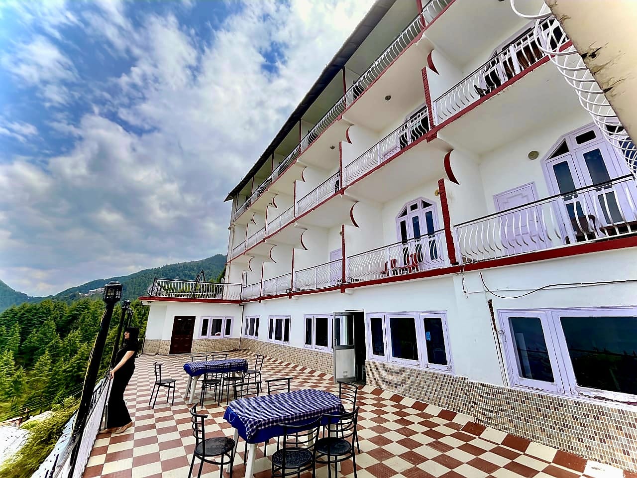 Hotel Exterior at Dusk